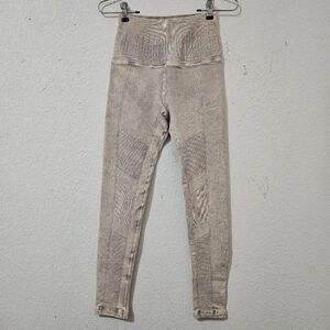 Avocado Phoenix Fire Moto Leggings Small Size